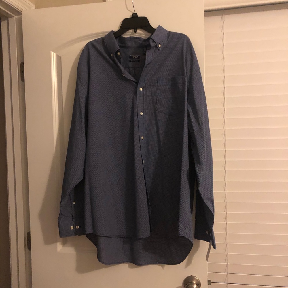 Izod Blue Button Down